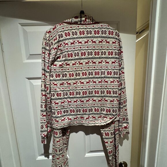 Burts Bees Baby and Family Matching Holiday Organic Cotton Adult Size PJ's - Picture 3 of 8